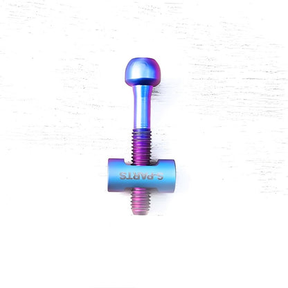 M5x30-47mm Titanium Bolt, Washer & Nut Set for Road Bike Seatpost