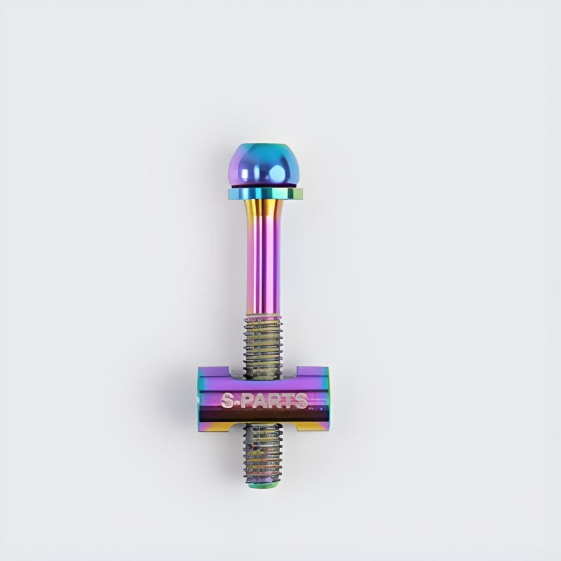 M5x30-47mm Titanium Bolt, Washer & Nut Set for Road Bike Seatpost