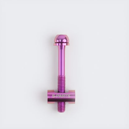 M5x30-47mm Titanium Bolt, Washer & Nut Set for Road Bike Seatpost
