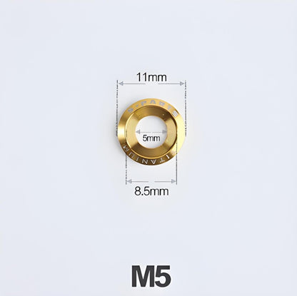 M4-M12 Titanium Washers for Motorcycle & Electric Scooters