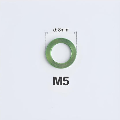 M3/M4/M5/M6 Titanium Flat Washers for Road and Mountain Bikes