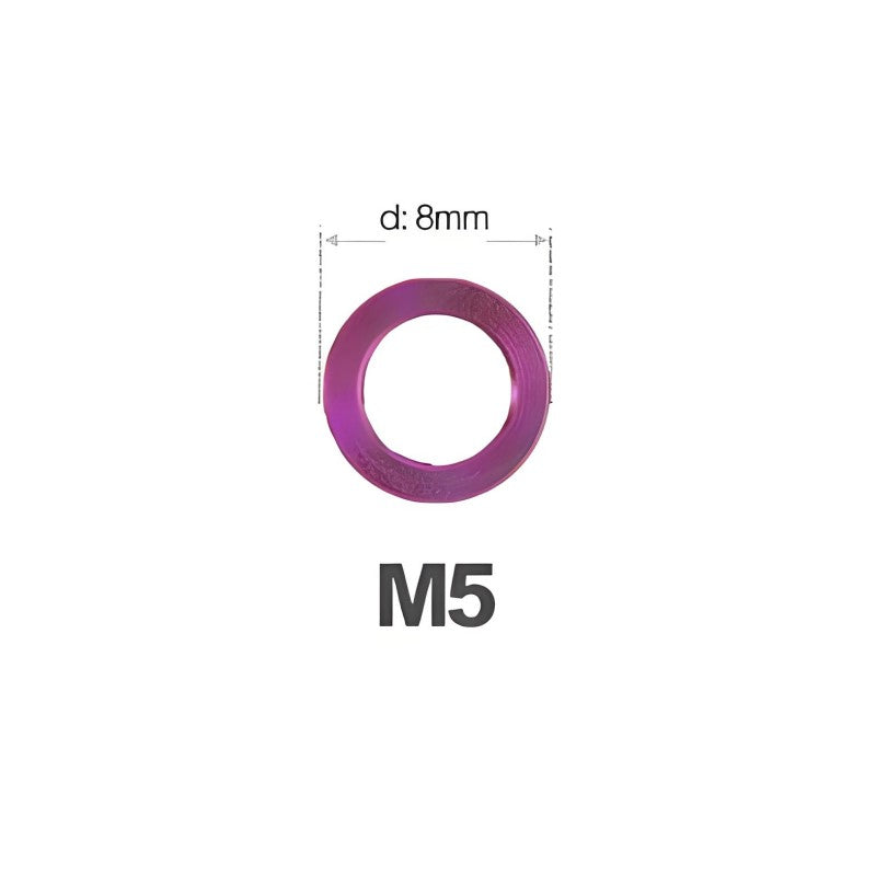 M3/M4/M5/M6 Titanium Flat Washers for Road and Mountain Bikes