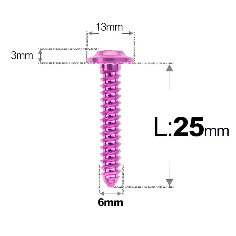 M6 X L16 - 55mm Titanium Button Head Screws For Electric Scooter & Motorcycle Body Panels-HD13