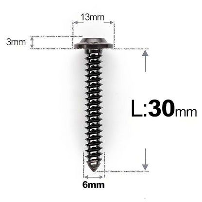 M6 X L16 - 55mm Titanium Button Head Screws For Electric Scooter & Motorcycle Body Panels-HD13