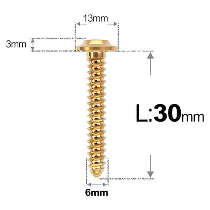 M6 X L16 - 55mm Titanium Button Head Screws For Electric Scooter & Motorcycle Body Panels-HD13