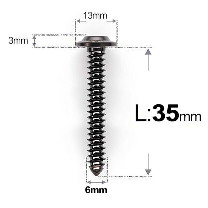 M6 X L16 - 55mm Titanium Button Head Screws For Electric Scooter & Motorcycle Body Panels-HD13