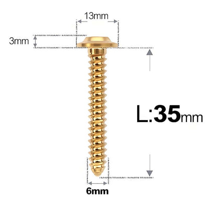 M6 X L16 - 55mm Titanium Button Head Screws For Electric Scooter & Motorcycle Body Panels-HD13