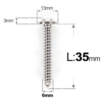 M6 X L16 - 55mm Titanium Button Head Screws For Electric Scooter & Motorcycle Body Panels-HD13