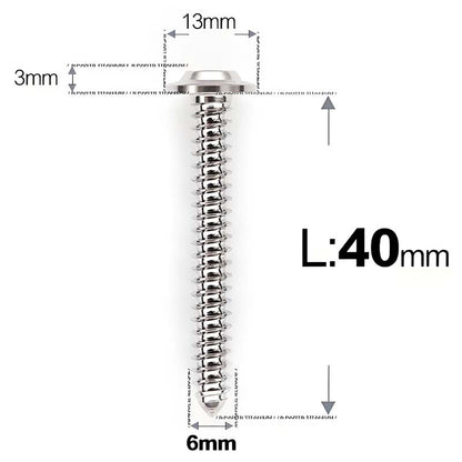 M6 X L16 - 55mm Titanium Button Head Screws For Electric Scooter & Motorcycle Body Panels-HD13