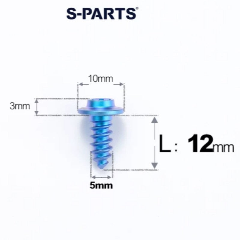 M5 X L10 - 35mm Titanium Button Head Screws For Electric Vehicle & Motorcycle Body Panels-HD10