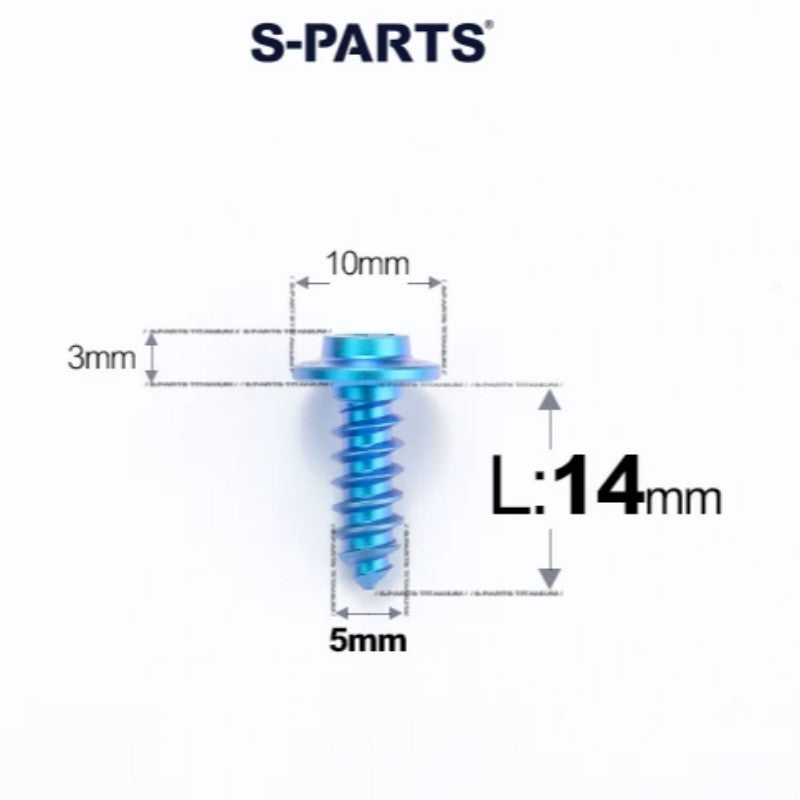 M5 X L10 - 35mm Titanium Button Head Screws For Electric Vehicle & Motorcycle Body Panels-HD10