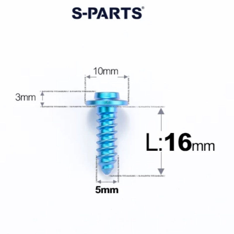 M5 X L10 - 35mm Titanium Button Head Screws For Electric Vehicle & Motorcycle Body Panels-HD10