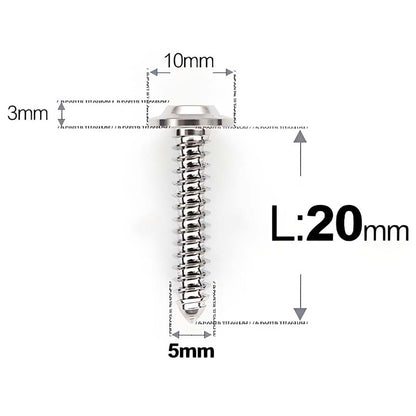 M5 X L10 - 35mm Titanium Button Head Screws For Electric Vehicle & Motorcycle Body Panels-HD10