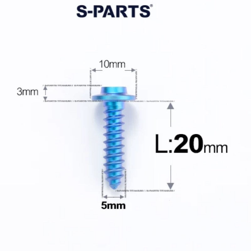M5 X L10 - 35mm Titanium Button Head Screws For Electric Vehicle & Motorcycle Body Panels-HD10