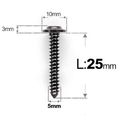 M5 X L10 - 35mm Titanium Button Head Screws For Electric Vehicle & Motorcycle Body Panels-HD10