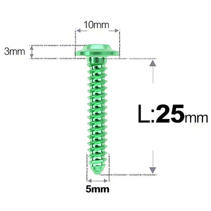 M5 X L10 - 35mm Titanium Button Head Screws For Electric Vehicle & Motorcycle Body Panels-HD10