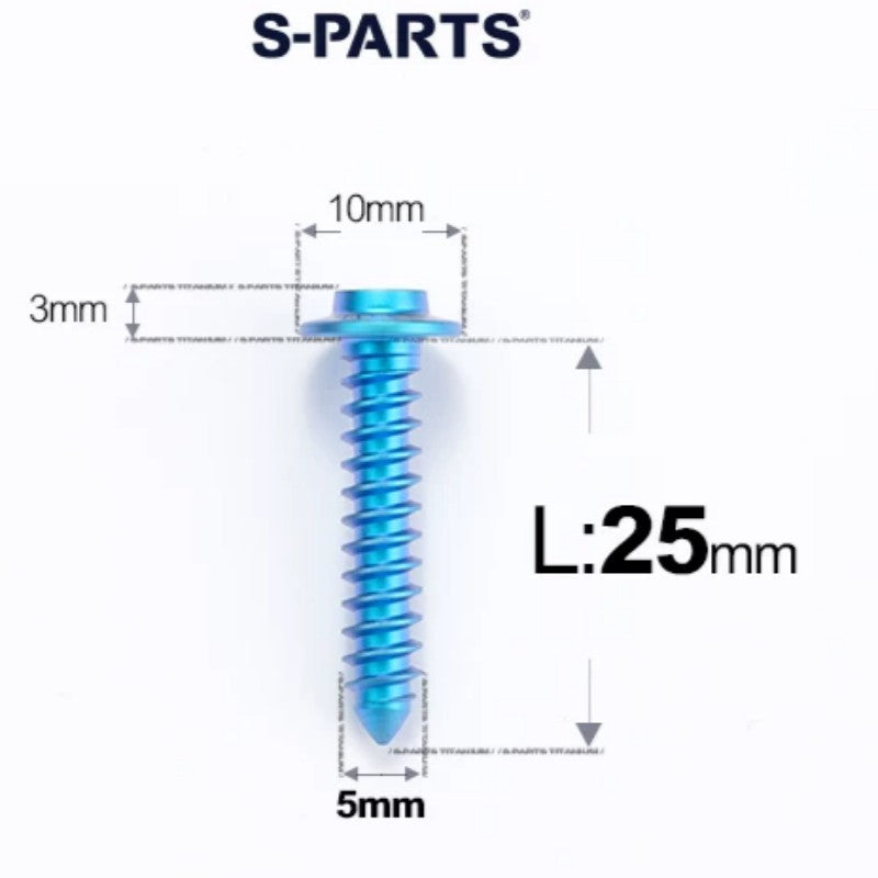 M5 X L10 - 35mm Titanium Button Head Screws For Electric Vehicle & Motorcycle Body Panels-HD10