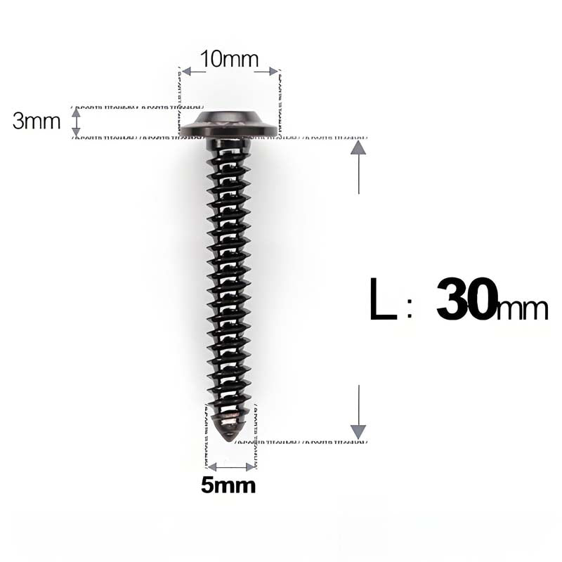 M5 X L10 - 35mm Titanium Button Head Screws For Electric Vehicle & Motorcycle Body Panels-HD10
