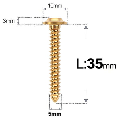 M5 X L10 - 35mm Titanium Button Head Screws For Electric Vehicle & Motorcycle Body Panels-HD10