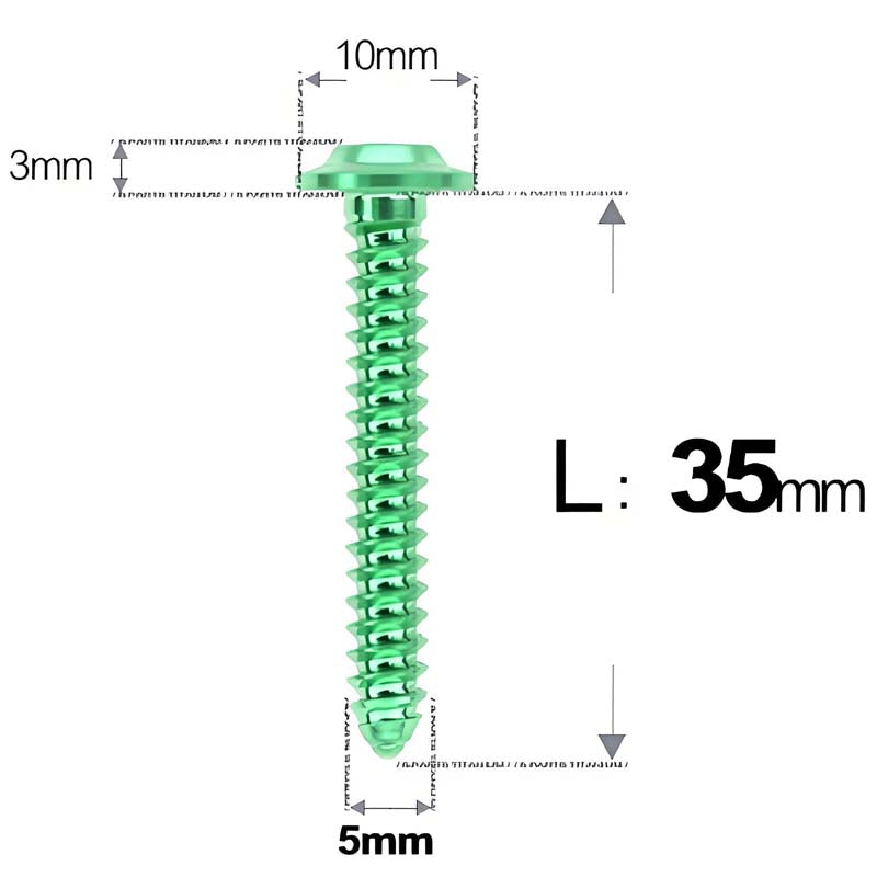M5 X L10 - 35mm Titanium Button Head Screws For Electric Vehicle & Motorcycle Body Panels-HD10