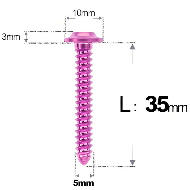 M5 X L10 - 35mm Titanium Button Head Screws For Electric Vehicle & Motorcycle Body Panels-HD10