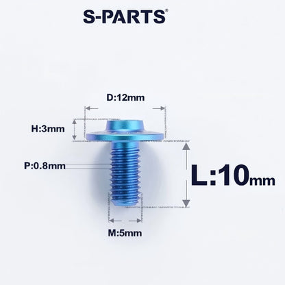 M5x10-30mm Titanium Torx Bolts For Motorcycle-HD12