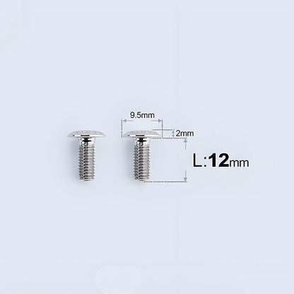M5x12mm Titanium Flat Head Bottle Cage Bolts for MTB & Road Bikes