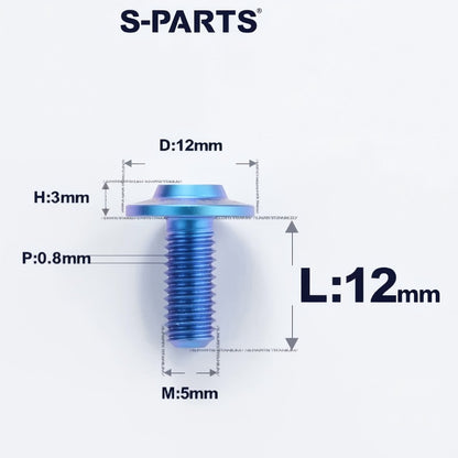 M5x10-30mm Titanium Torx Bolts For Motorcycle-HD12
