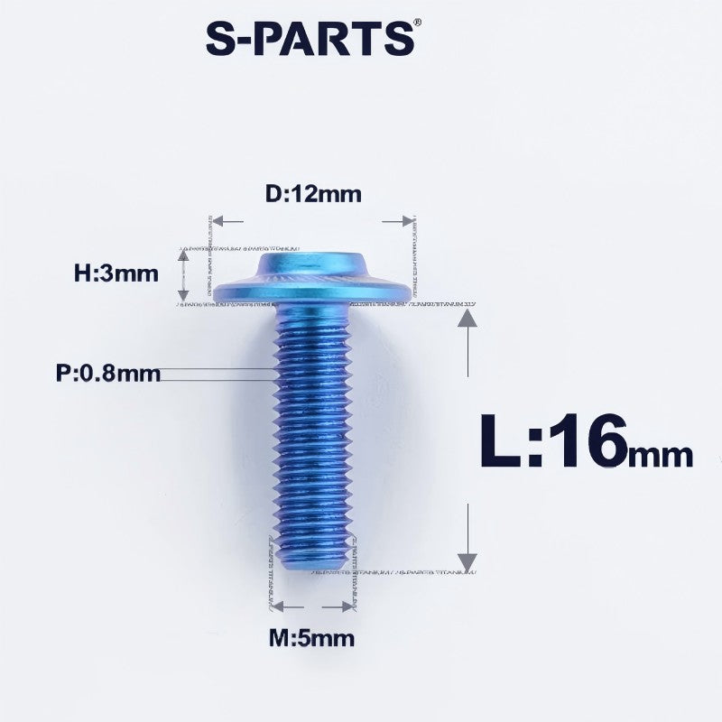 M5x10-30mm Titanium Torx Bolts For Motorcycle-HD12