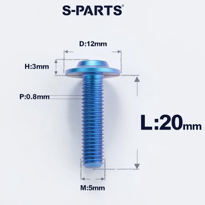 M5x10-30mm Titanium Torx Bolts For Motorcycle-HD12