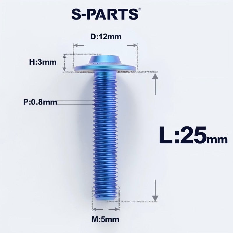 M5x10-30mm Titanium Torx Bolts For Motorcycle-HD12