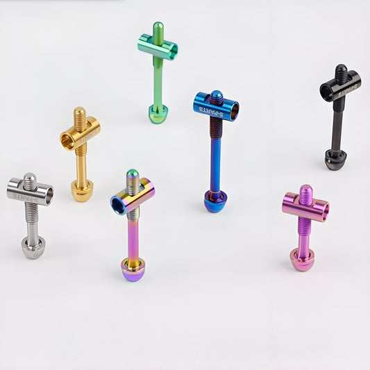 M5x30-47mm Titanium Bolt, Washer & Nut Set for Road Bike Seatpost