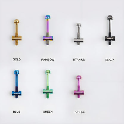M5x30-47mm Titanium Bolt, Washer & Nut Set for Road Bike Seatpost