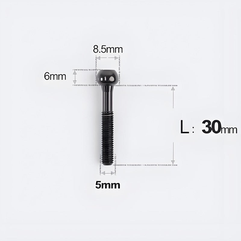 M5x30 35 41 47mm Titanium Seatpost Bolts & Nuts for Road Bikes