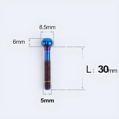 M5x30 35 41 47mm Titanium Seatpost Bolts & Nuts for Road Bikes