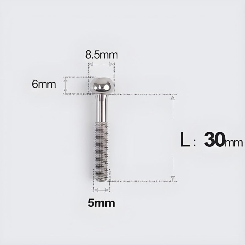 M5x30 35 41 47mm Titanium Seatpost Bolts & Nuts for Road Bikes