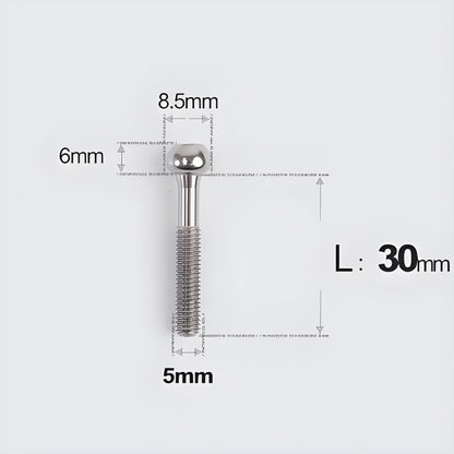 M5x30 35 41 47mm Titanium Seatpost Bolts & Nuts for Road Bikes