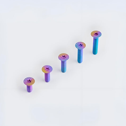 M8x16-85mm Titanium Flat Head Countersunk Bolts For E-bike and Motorcycle