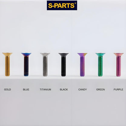 M5x8-30MM Titanium Flat Head Bolts for Road Bike Seatpost Clamp