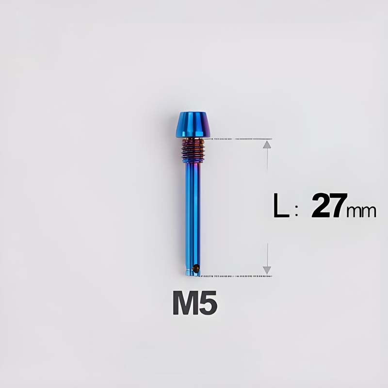 M5xL27mm Shimano MT4/5/7/8 Mountain Bike Titanium Brake Pad Bolts