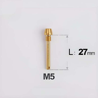 M5xL27mm Shimano MT4/5/7/8 Mountain Bike Titanium Brake Pad Bolts