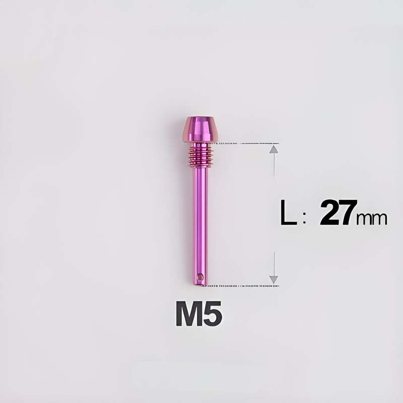 M5xL27mm Shimano MT4/5/7/8 Mountain Bike Titanium Brake Pad Bolts
