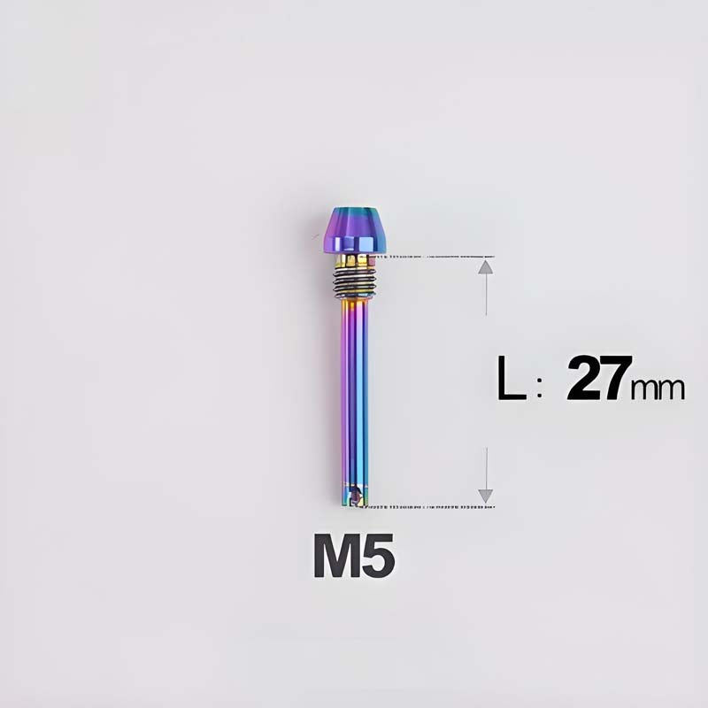 M5xL27mm Shimano MT4/5/7/8 Mountain Bike Titanium Brake Pad Bolts