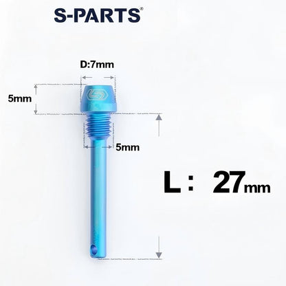 M5xL27mm Shimano MT4/5/7/8 Mountain Bike Titanium Brake Pad Bolts