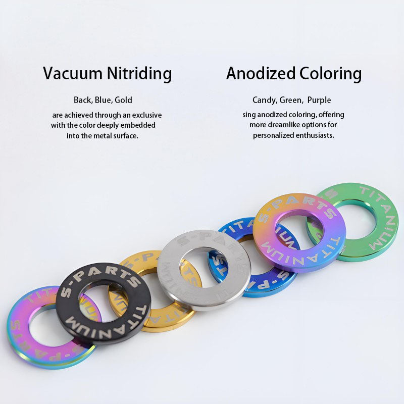 M6-M14 Titanium Washers for Motorcycle & Electric Scooters