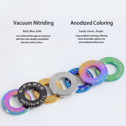 M6-M14 Titanium Washers for Motorcycle & Electric Scooters