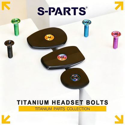 M6 Titanium Headset Top Cap & Expander Plug Bolt – Hollow & SL
