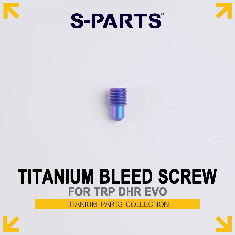 Titanium Bleed Port Plug (M6 × 10mm) for TRP DHR EVO Disc Brake - 3mm Hex