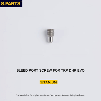 Titanium Bleed Port Plug (M6 × 10mm) for TRP DHR EVO Disc Brake - 3mm Hex