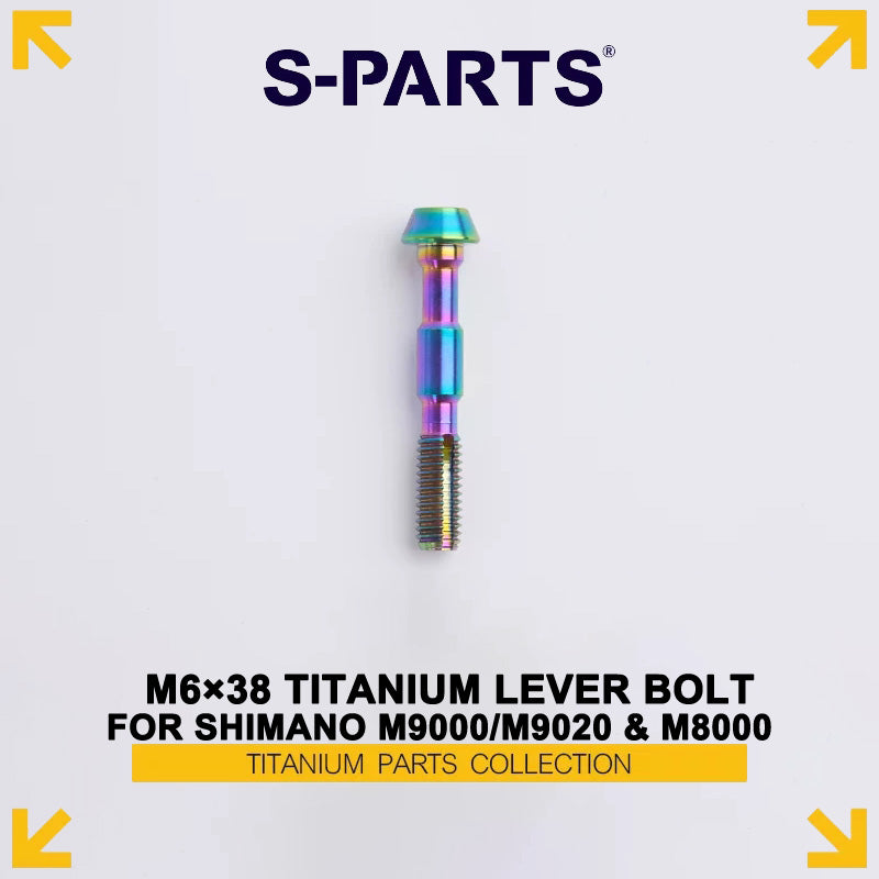 M6 x 38mm Grade 5 Titanium Brake Lever Body Fixing Bolt for Shimano XTR M9000/M9020 & XT M8000